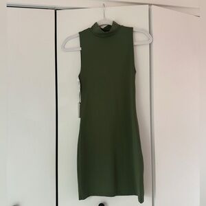 Babaton Contour Mock Neck Dress (NWT)